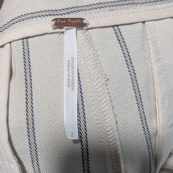 NEW Free People | Tegan Striped Barrel Trousers - Picture 10 of 12